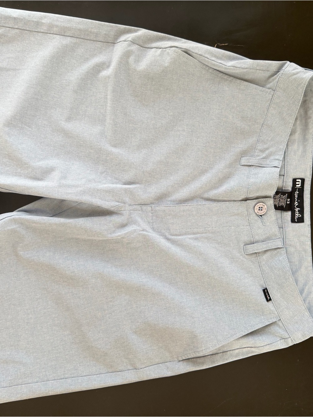 Travis Mathew Men’s Light Gray Casual Golf Shorts